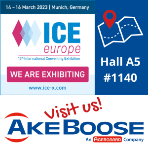 AkeBoose exhibiting at ICE europe in Munich in March 2023